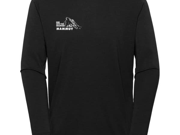 MAMMUT MOUNTAIN LONGSLEEVE T-SHIRT BLUEMLISALPHORN