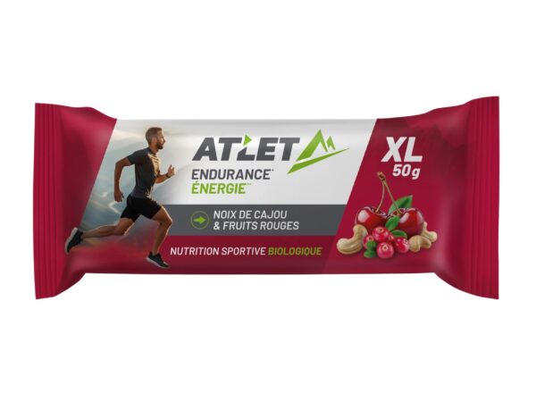Barre Energétique Noix de cajou & Fruits rouges Bio