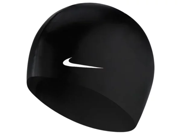 Bonnet de bain en silicone Nike Swim Solid