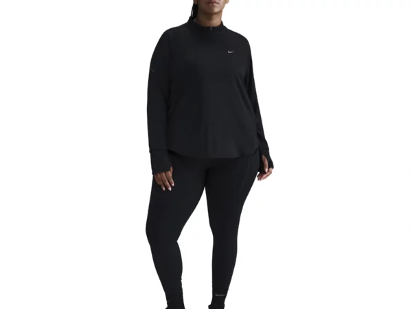 Maillot manches longues à demi-zip femme Nike dri-fit