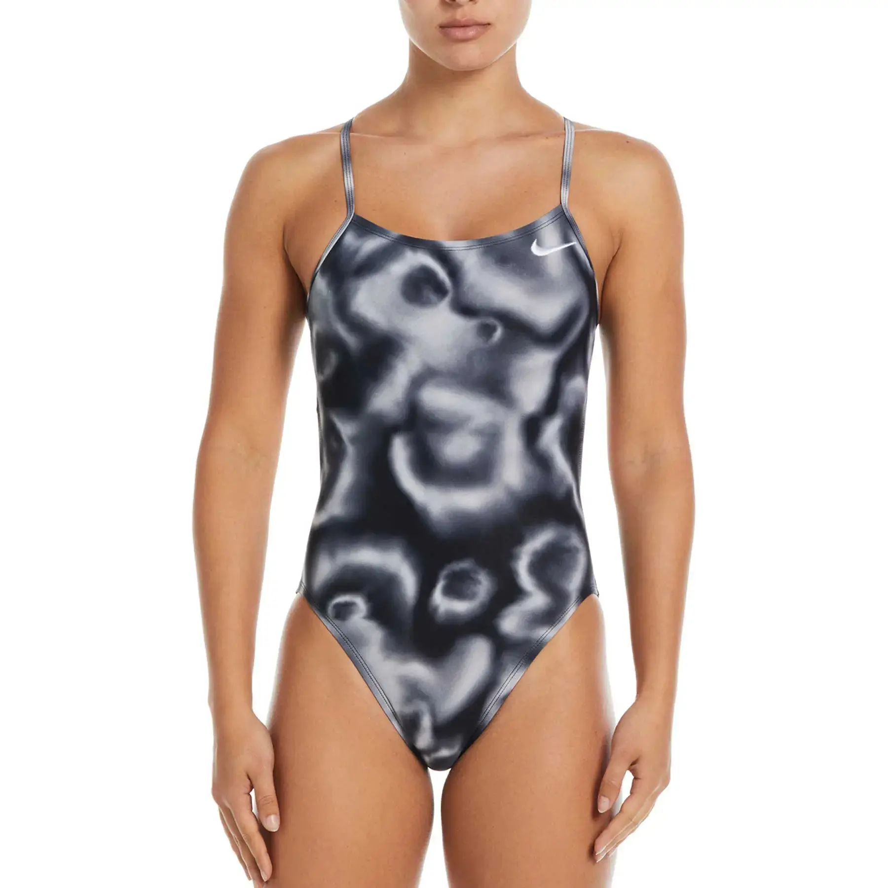 Maillot de bain 1 pièce femme Nike Hydrastrong Digi Haze