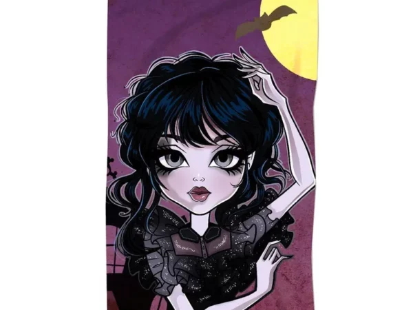 Serviette de bain cotton femme OcioStock Gothic Girl