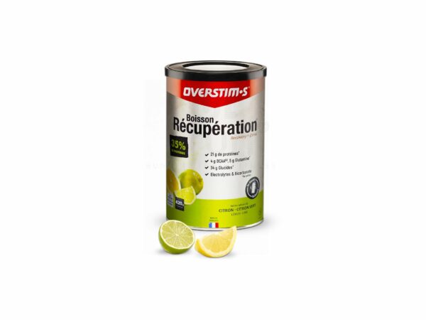 OVERSTIMS Boisson Récupération Élite 420g - Citron/citron vert
