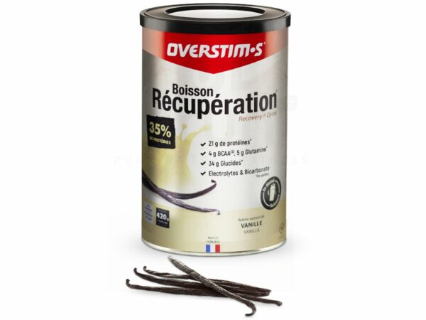 OVERSTIMS Boisson Récupération Élite 420g - Vanille