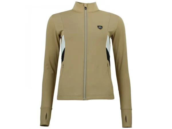 T-shirt 1ere peau full zip femme Peak Mountain
