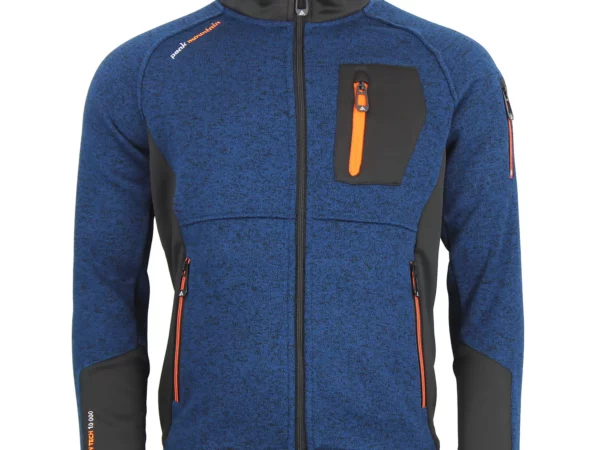 Blouson polaire bi-matière Peak Mountain Club
