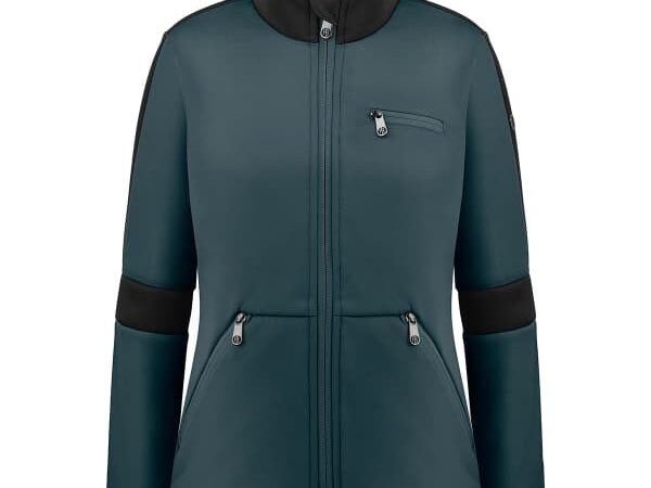 POIVRE BLANC INTERLOCK FLEECE JACKET
