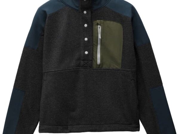 PRANA PEAK SNAP UP FLEECE W