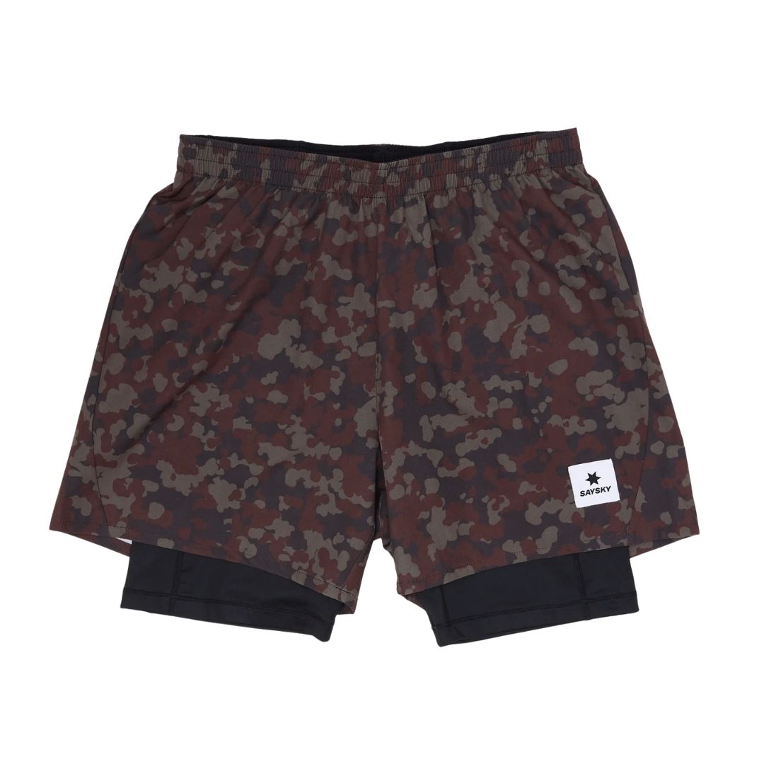 Camo Pace 2 in 1 Shorts 5''