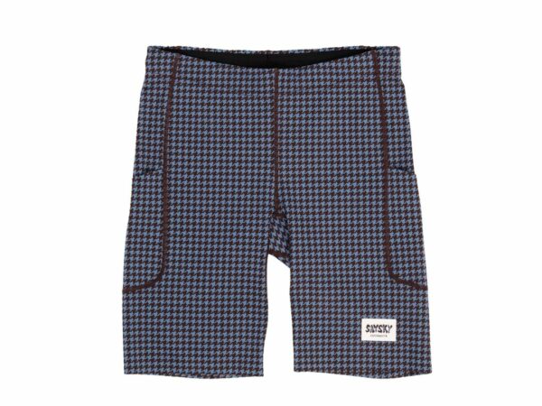 Houndstooth Combat Short Tights 9''