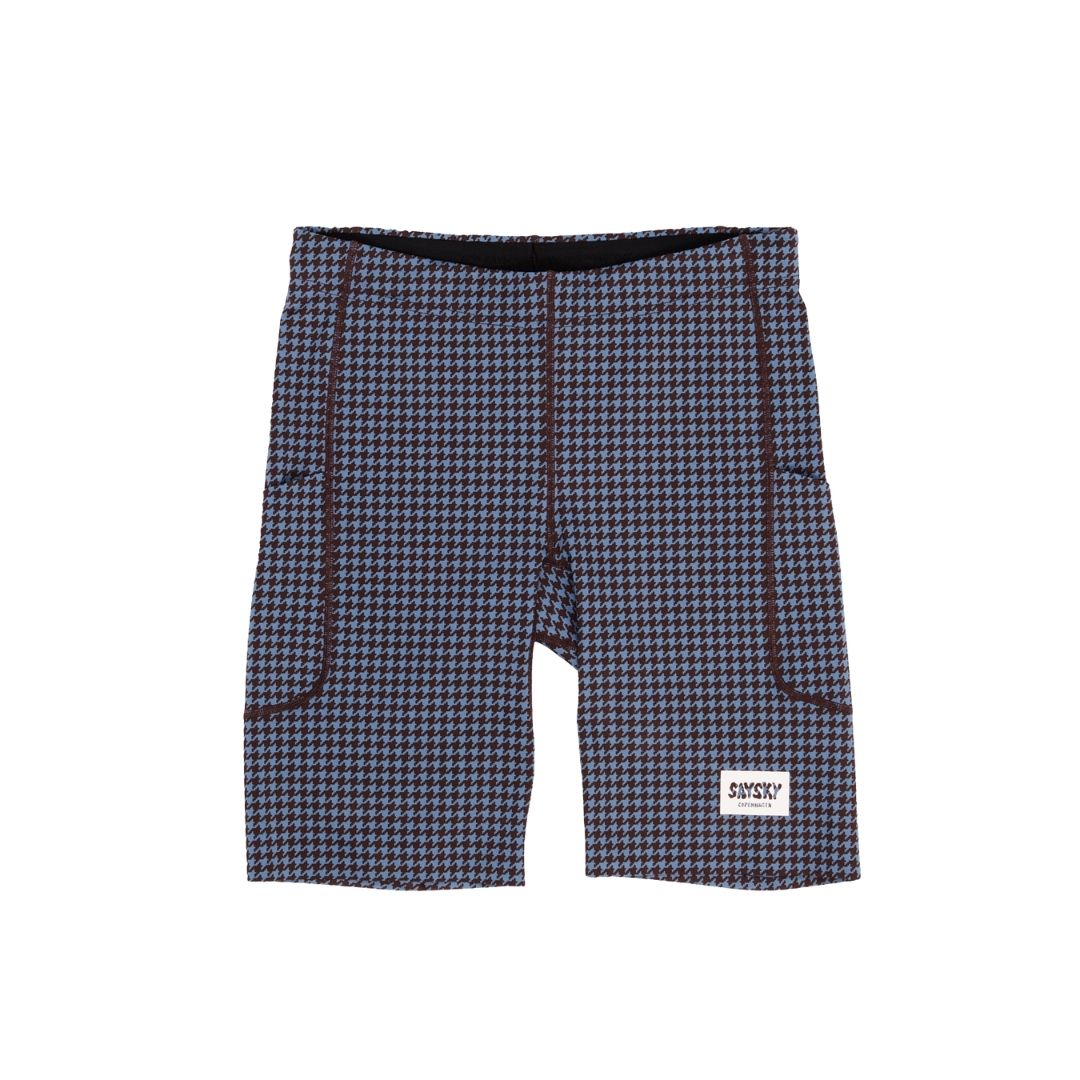 Houndstooth Combat Short Tights 9''