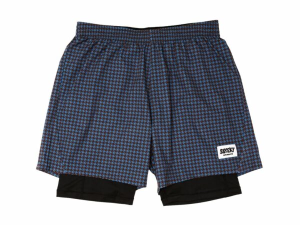 Houndstooth Pace 2 in 1 Shorts 5''