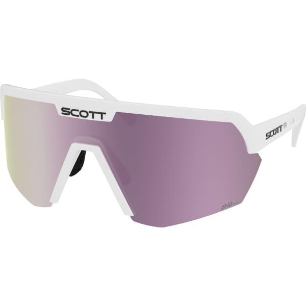 SCOTT SPORT SHIELD WHITE MATT AMP LAVENDER CHROME S3