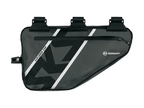 Sacoche de cadre vélo explorer imperméable noire réfléchissante SKS