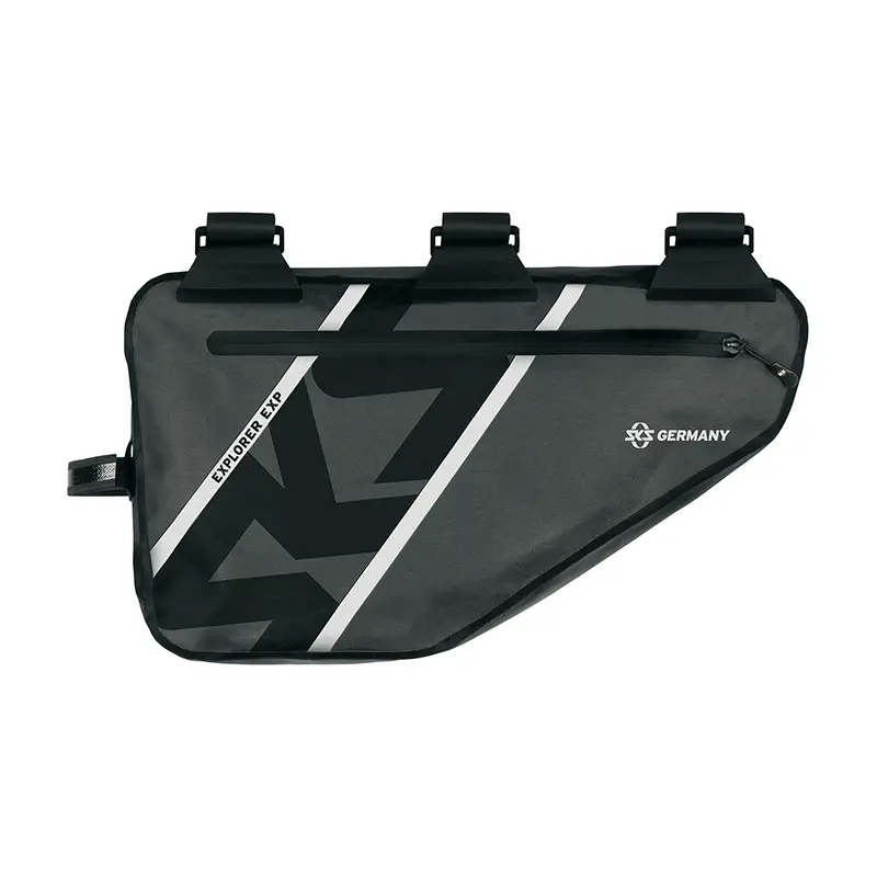 Sacoche de cadre vélo explorer imperméable noire réfléchissante SKS