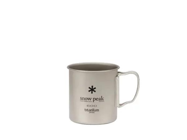 Mug en titane simple paroi Snow Peak 600