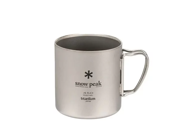 Mug en titane double paroi Snow Peak 450