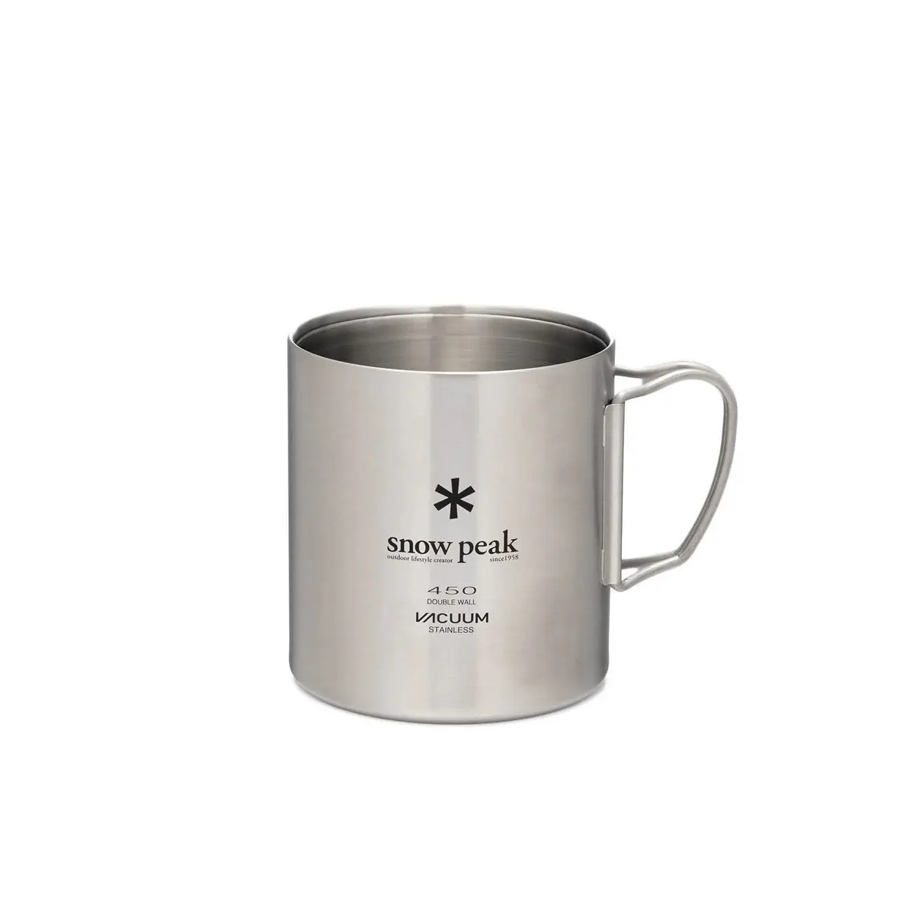 Mug isotherme en acier inoxydable Snow Peak 450