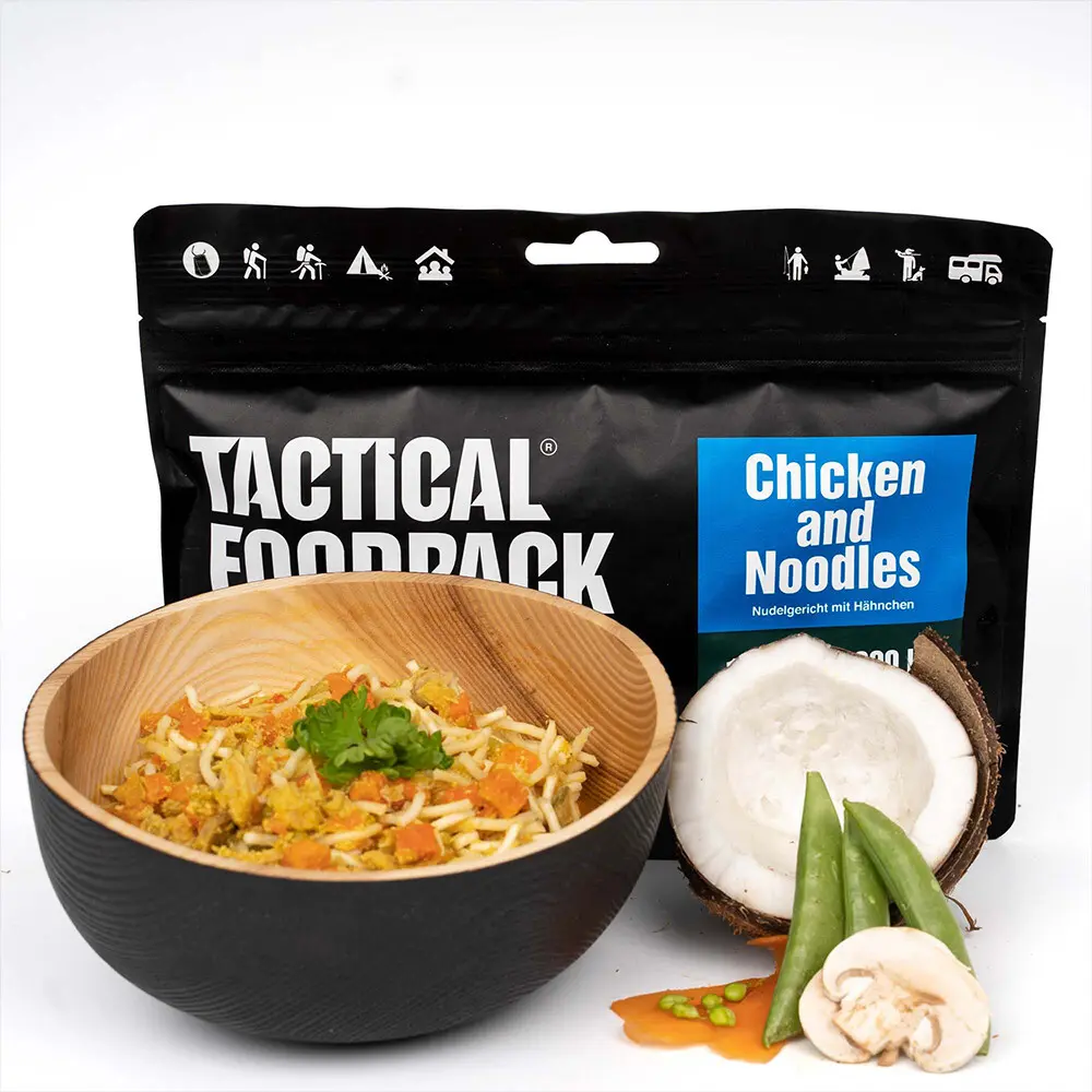 Ration de survie - Nouilles au poulet Tactical Foodpack