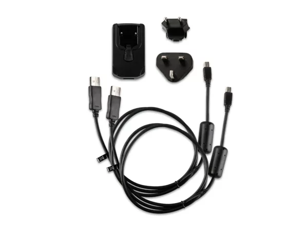 Chargeur Garmin secteur adaptateurs europe et câbles micro usb/mini usb inclus