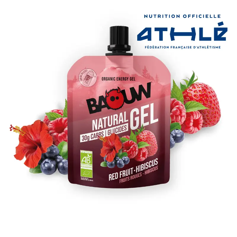 Gel énergétique Fruits Rouges-Hibiscus Baouw