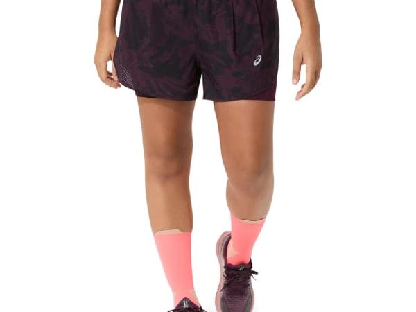 ASICS ROAD ALL OVER PRINT 2-N-1 3.5IN SHORT W