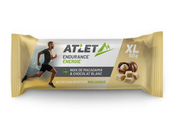 Barre énergétique bio macadamia & chocolat blanc