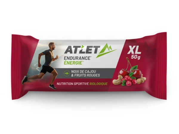 Barre Energétique Noix de cajou & Fruits rouges Bio