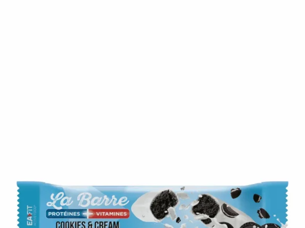 Barres de nutrition protéines et vitamines EA Fit Cookies & Cream