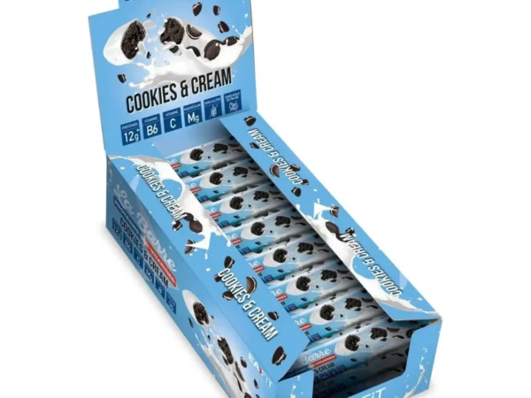 Barres de nutrition protéines et vitamines EA Fit Cookies & Cream