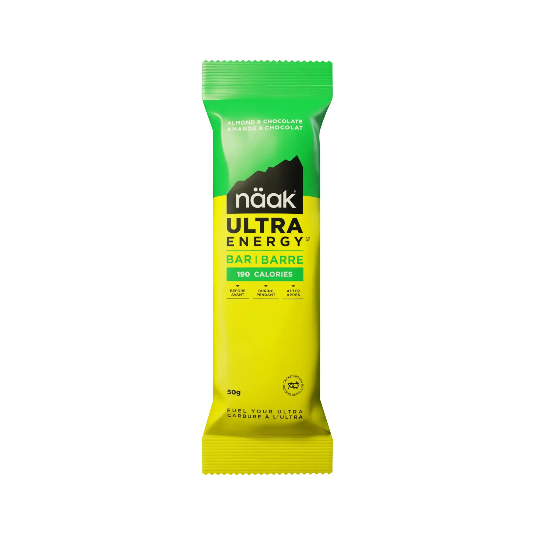 Barres de nutrition - Sachets Individuels à la saveur amandes et chocolat Naäk