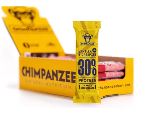 Barres de nutrition vanille et crispies Chimpanzee