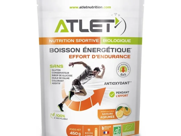 Boisson énergétique agrumes bio