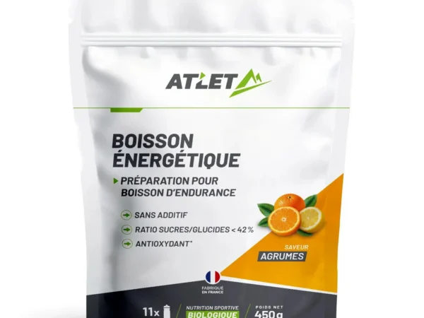 Boisson énergétique Bio Agrumes ATLET Nutrition