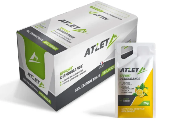 Boîte 45 gels énergétiques bio – citron
