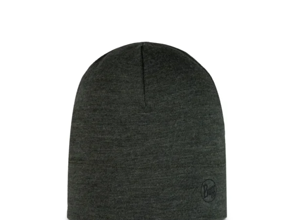Bonnet mi-épais en laine mérinos Buff Solid