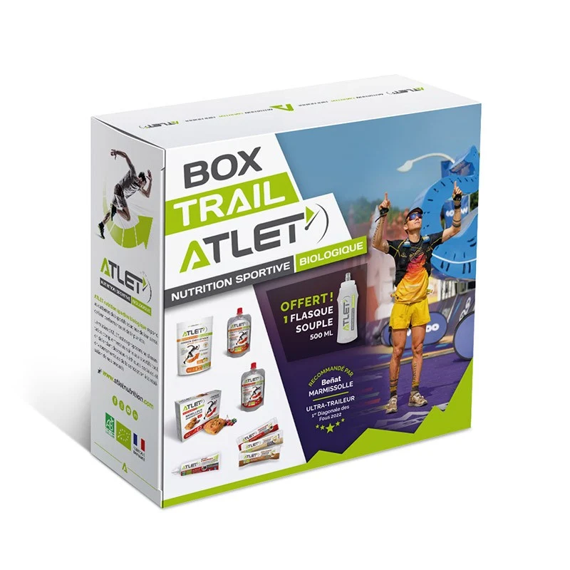 BOX TRAIL ATLET (8 produits + 1 flasque souple 500 ml OFFERTE)