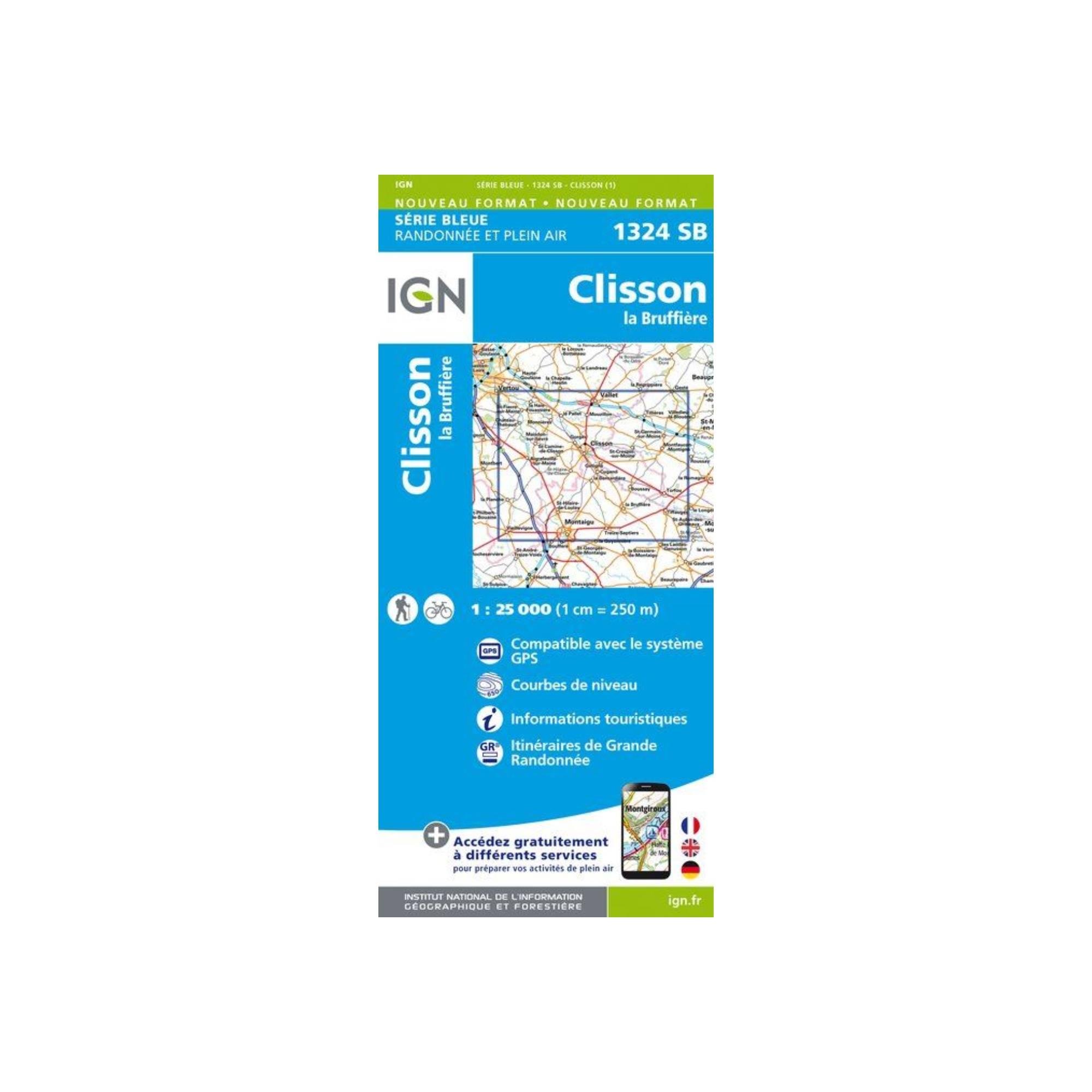 Carte Clisson La Bruffière
