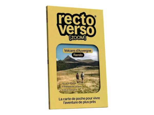Carte De Poche Zoom Volcans D'auvergne Rando