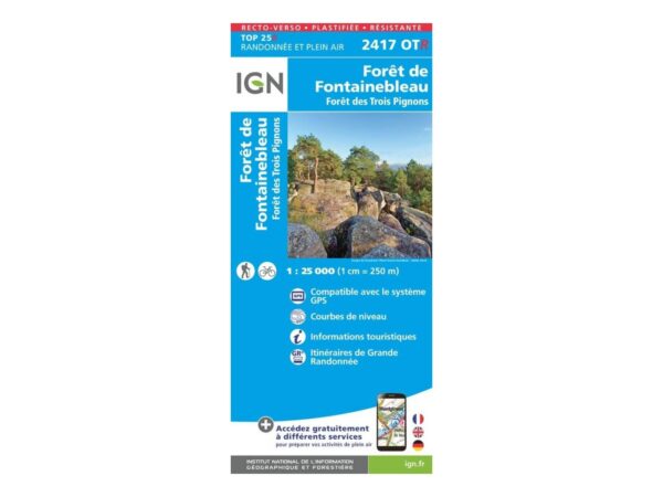 Carte Forêt De Fontainebleau Forêt Des 3 Pignons