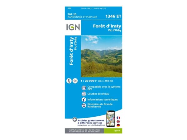 Carte Forêt D'iraty Et Pic D'orhy