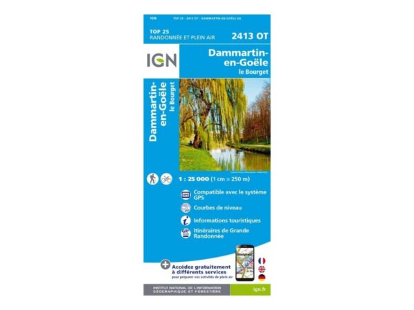 Carte Ign Dammartin-en-goële Le Bourget