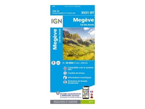 Carte Ign Megeve Col Des Aravis