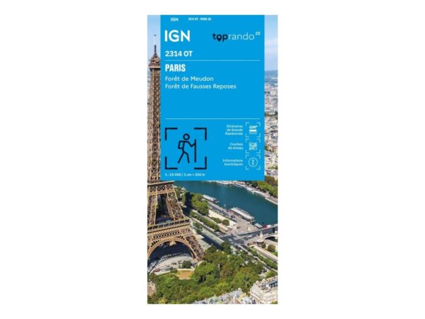 Carte Ign Paris Forêt De Meudon Forêt De Fausses Reposes