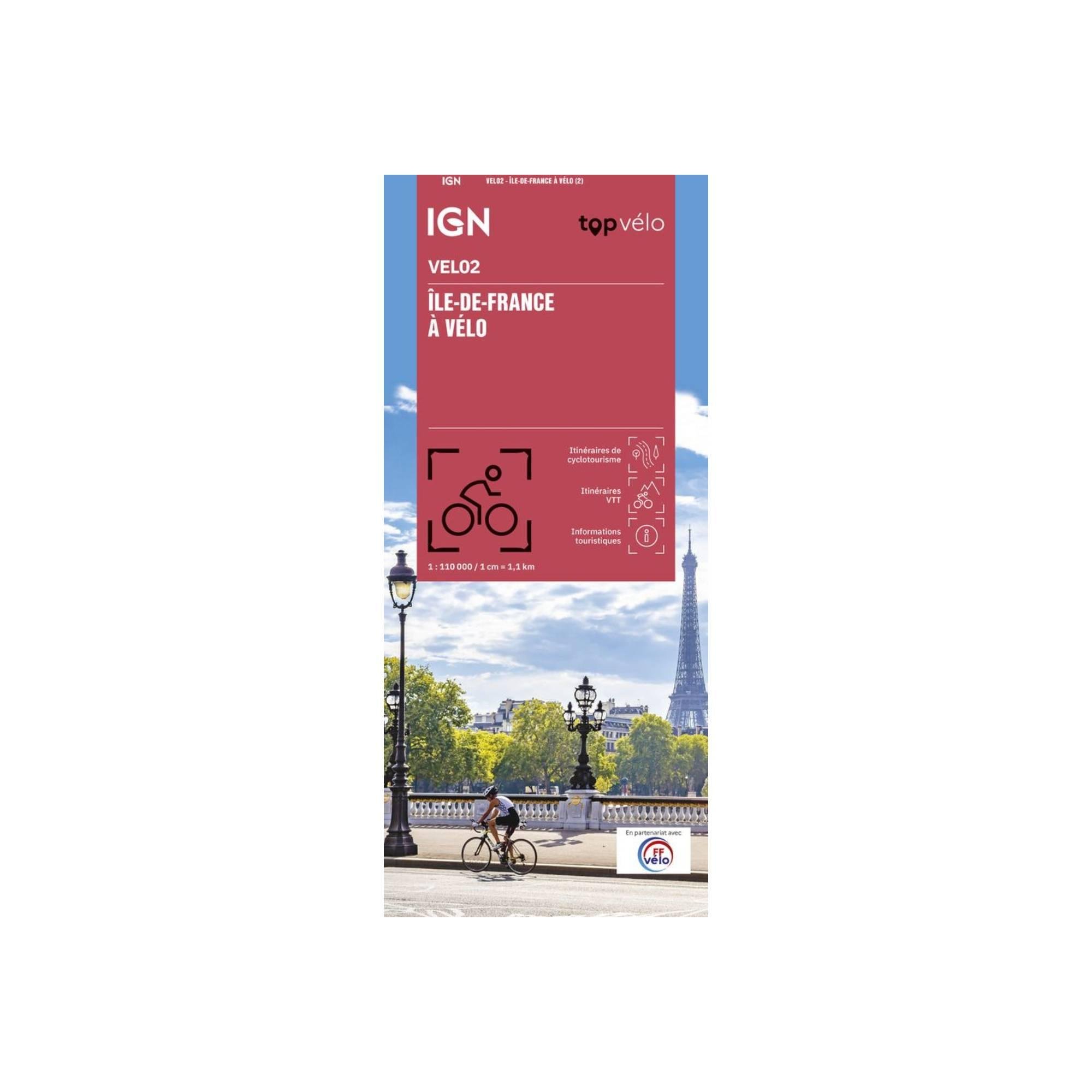Carte Ign Vel02 - L'ile-de-france A Velo