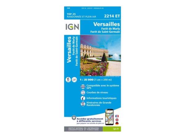 Carte Ign Versailles Forêt De Marly Forêt De Saint-germain