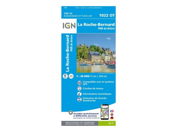 Carte La Roche-bernard, Parc Naturel Régional De Brière