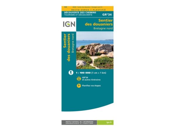 Carte Le Sentier Des Douaniers Bretagne Nord Gr34