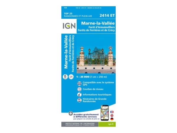 Carte Marne La Vallee Foret D' Arm
