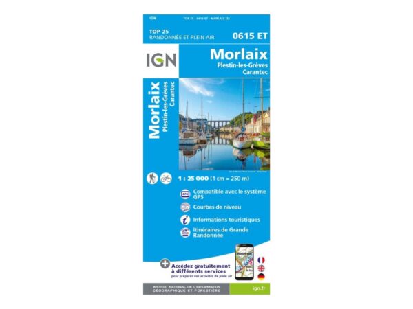 Carte Morlaix, Plestin-les-grèves Et Carantec